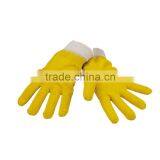 Yellow Chemical Pvc Resistant Latex Gloves,nitrile Gloves LG060 thumbnail-2