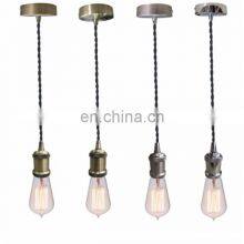 Vintage Lamp Kit Cable Cord Set E27 Decorative Pendant Lamp Bulb Holder