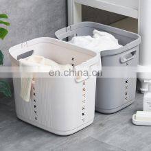 Room Smart Design Manufacturer White Storage Organizer Hamper Laundry Basket Plastic thumbnail-3