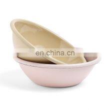Customized Decal 10cm Small Enamel Metal Popcorn Bowl for Camping