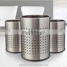 Low Cost Stainless Steel Trash Can With Punch Hole thumbnail-2