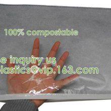 Compostable Metallic Glossy Holographic Private Label Bubble Mailing Bag, Zip Slider Clear Glitter Bubble Pouch Bag thumbnail-2