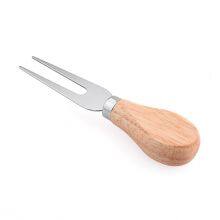 4 Piece Cheese Knife Set With Wooden Handle Kitchen Cheese Tools Dessert Pizza Slicer Cheese Cutter thumbnail-2