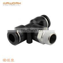 PB Pneumatic G-thread One-touch Air Tube Fitting Plastic t Connector 4 mm 6 mm thumbnail-4