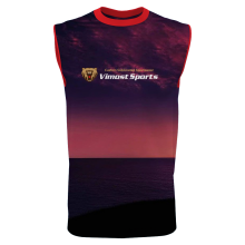 2022 Sleeveless New Style 100% Polyester T-shirt Sublimation