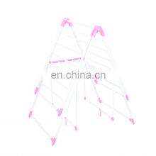 Indoor Outdoor Laundry Rack Foldable Cloth Dryer Stand Iron Spray Paint Clothes Drying Rack thumbnail-5