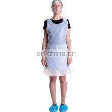 Disposable Plastic PE Medical Apron Ldpe Waterproof Sleeveless Aprons for Kitchen and Hospital thumbnail-1