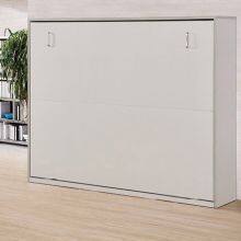 Manual Folding Bed Horizantal Wall Mounted Bed Single Hidden Wall Beds for Sale With Bent Leg thumbnail-2