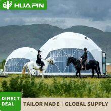 Hot Sale Geodesic Dome Tent Transparent Igloo Tent Glamping Dome Tent for Resort thumbnail-1