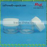 5ml Empty Plastic Cosmetic Jar, Hot Sale Cream Plastic Jar, Cosmetic Jar With White Plastic Cap thumbnail-1