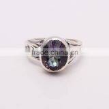 MYSTIC TOPPAZ RING ,925 Sterling Silver Jewelry Wholesale,WHOLESALE SILVER JEWELRY,SILVER EXPORTER,SILVER JEWELRY FROM INDIA thumbnail-1
