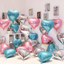18 Inch Heart Shaped Foil Material Mylar Balloons Valentines Day Wedding Party Decoration Helium Globos Balloon thumbnail-3