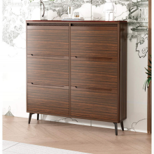 Modern Design Multi-layer Storage Shoe Cabinet Space Saving Shoe Rack Shoe Box With Led for Home Furniture thumbnail-5