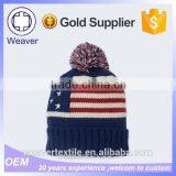 World Best Selling Products Knitted Long Slouch Winter Beanie Hat / Cheap Wholesale Beanie Hats With Top Ball thumbnail-1