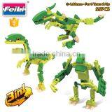 Cogo Bricks 3in1 Dinosaur Plastic Building Blocks Toy Building Blocks