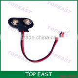 9v Volt Battery Clip on Type Battery Snap Connector Lead Wire Plastic Head