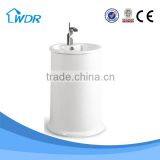 One Piece Floor Standing Hotel Ceramic Brand New First Rank Basin thumbnail-5