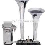 Metal Plating no Rust 150DB 12V Motorcycle Horn Car Horn Air Horn Dual Trumpet Super Loud Compressor Boat Truck Lorry CarHT-202C thumbnail-2