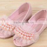 Cute Pearl Lace Sandal Princess Shoes Hot Sales Baby Pink Sandals Girls thumbnail-1