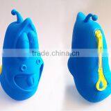 2015 Cute Cartoon Silicone Pen Cases/zipper Pencil Cases thumbnail-3