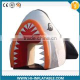 Newest brand Inflatable shark tunnel /inflatable mascot tunnel/inflatable sport tunnel