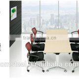 Commercial Office Furniture Stainless Steel Metal Training Table Workstation thumbnail-2