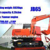 Cheap Crawler Excavator 6.8ton,Yanmar Engine 51hp,cabin,A/C,CE Paper