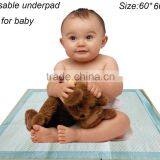 60*60cm Baby Diaper Changing Mat Disposable Pads