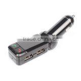 Wholesale Bluetooth Car Kit Bluetooth Car Kit Handsfree FM Transmitter Dual USB Car Charger thumbnail-3