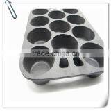 Hand-cast Iron Baking a Cake Pan, Round, Ten Hole thumbnail-4