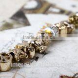 High Quality Charms Beads Fit DIY Bracelet Gold Fashion Bangles for Women thumbnail-2