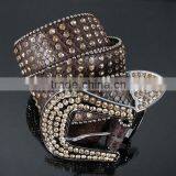 4 Row Rhinestone Fashion Belt thumbnail-1
