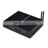New Fanless Micro pc Mini Computer Windows/linux Core i7 5500u 16gb Ram 512gb Ssd 1tb Hdd 2nics 2hdmi sd Card Optical Fiber