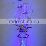 Floor Standing Lamp High Quality Aluminum Wire Flower Vase Modern Indoor Flower Lamp thumbnail-3