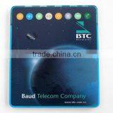 Multifunction Mouse Pad With Usb Hub& Webkey&led Light/multimedia Mouse Pad With Hot Keys With Blue Color