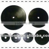 black rubber plates weight lifting plate
