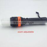 1W Powerful Led Zoom In-out Warning Flashlight Power by 3AAA Batteries thumbnail-3