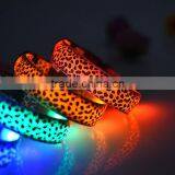 2016 A-bomb High Quality Leopard Soft Dog Collar Led Pet Dog Collar thumbnail-2