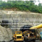 Positive Pressure Custom Size Fire Resistant Ventilation Air Ducting for Mining Industry