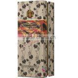 Supply Luxury Paper Wine Bottle Packaging Boxes for Red Wine