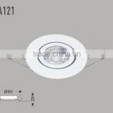 3w Power Led/ COB Under Cabinet Led Light/ 90mm Ceiling Led Light 350mA (SC-A121)