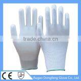 Best-selling 15 Gauge Knitted PU Palm Coated Polyester Hand Gloves thumbnail-4