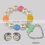 Pearl Bracelet and Earring Set thumbnail-1