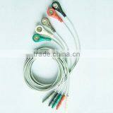 ECG Holter 5-pin Branch Wire With Button thumbnail-1