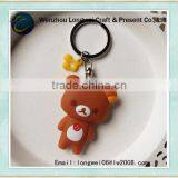 Bear Boy Shaped Cute 3d Pvc Keychain/custom Soft Pvc Keychains