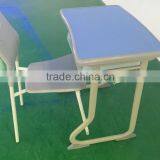 Children's Modern Plastic Cheap School Desk With Bench HXZY037 thumbnail-6