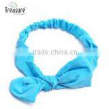Trendy Girls' Fashion Hair Accessories Check Print Wrap Knot Bow Elastic Headband Head Wrap thumbnail-3