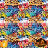 Customer Favorite Dazzle Graphic No.DGDAD045 Hidrografik Film Graffiti Pattern PVA Water Transfer Printing Film