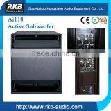 (Ai118) 18" Active Subwoofer Speaker Box