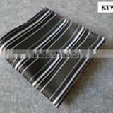 Black Satin Stripe Pocket Square thumbnail-3